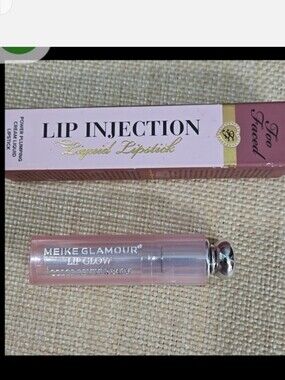Too Faced Lip Injection Liquid Lip & Meike Color Rev. Balm 2 PC SET
